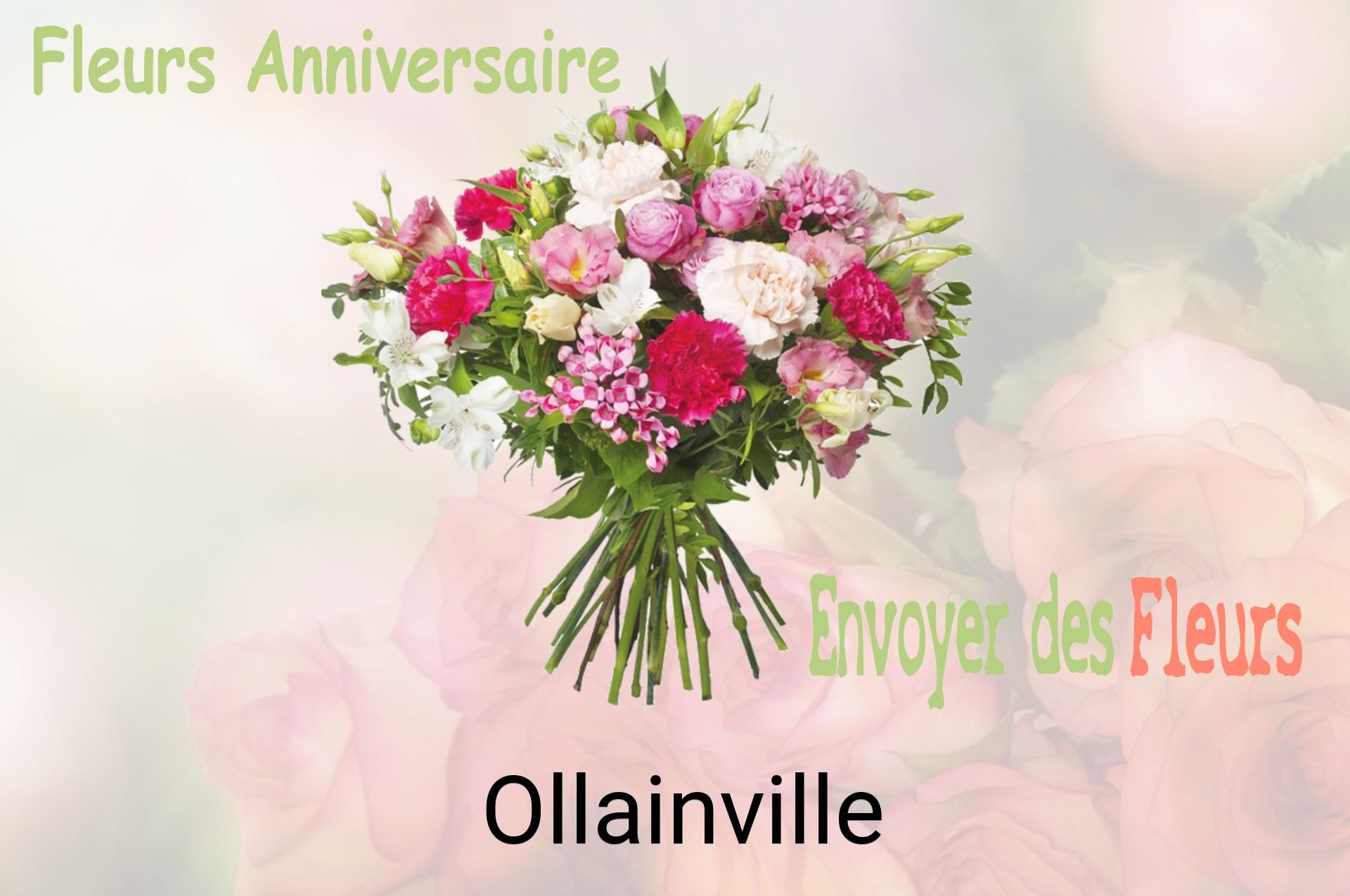Bouquet de fleurs d’anniversaire livré à Ollainville