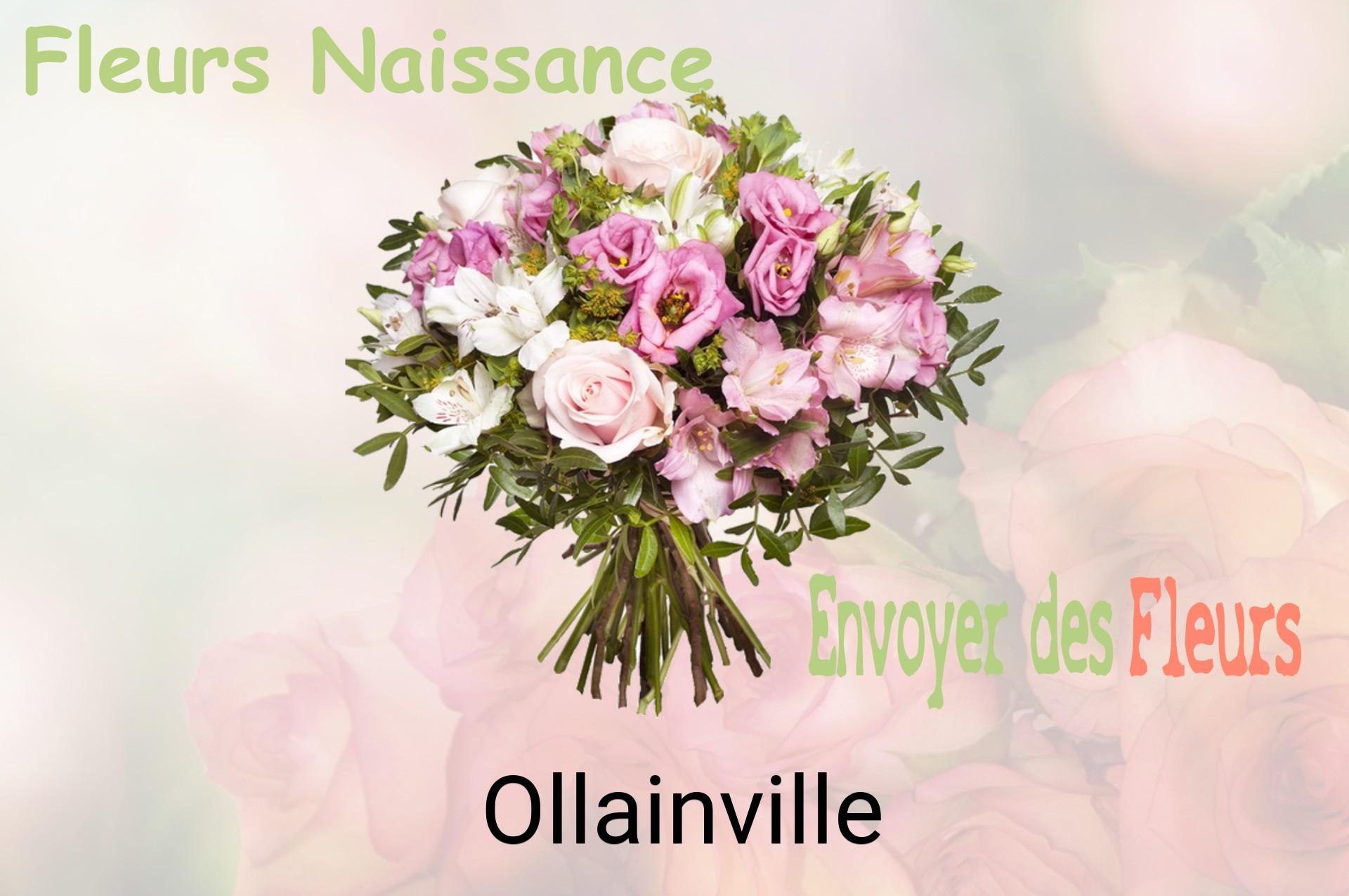 Bouquet de fleurs de naissance livré à Ollainville